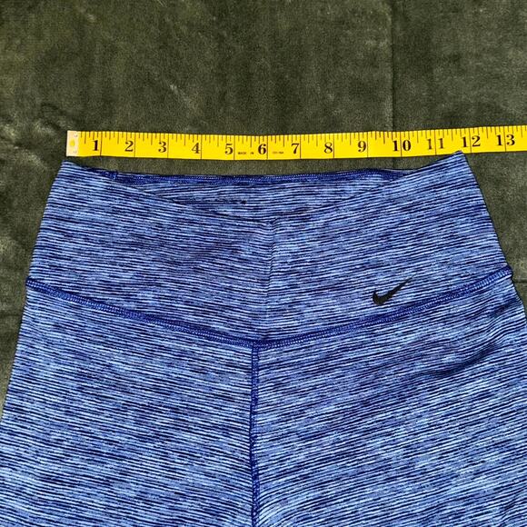 Nike Dri-Fit Ten Plastic Bottles One Legend Leggings Women's Small Black Blue - Picture 8 of 8